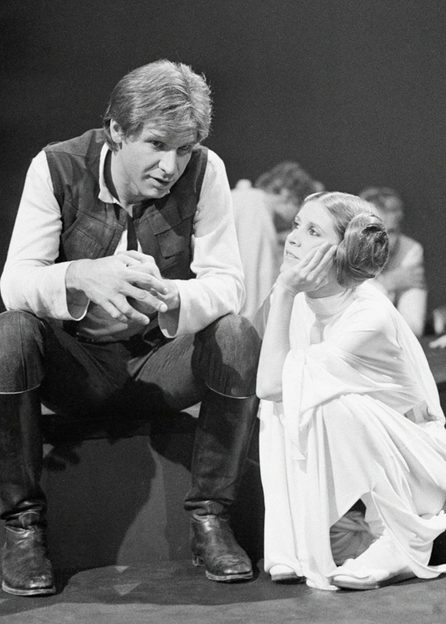 carrie fisher harrison ford star wars